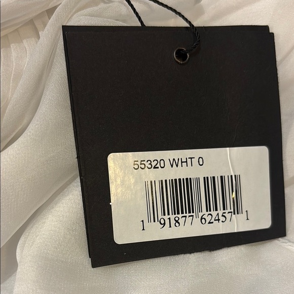 Mac Duggal White Ruffled A-line Wedding Dress - Picture 3 of 10